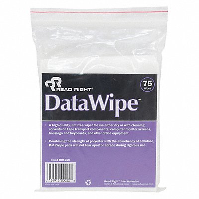 READ RIGHT REARR1250 Cleaning Wipes PK75