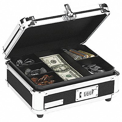 VAULTZ IDEVZ01002 Cash Box Black/Chrome Plastic/Steel