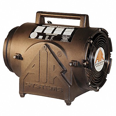 AIR SYSTEMS INTERNATIONAL CVF8X220 Conf. Sp Fan Axial Plastic Blk 8 In