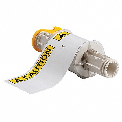 BRADY 130749 Label White/Yellow/Black 4x6In Vinyl