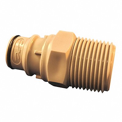 COLDER HFCD241212 Coupler Polypropylene 3/4 MNPT Push In