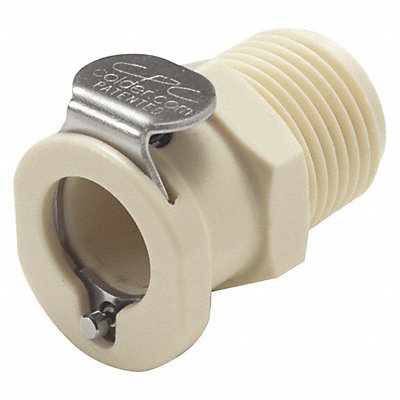 COLDER PLCD1000612 Coupler Polypropylene Natural Push In