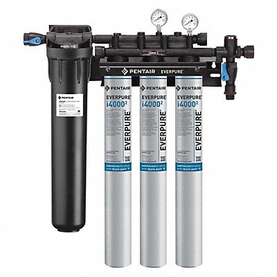 PENTAIR/EVERPURE EV93252375 Water Filter System 0.5 micron 29 1/2 H