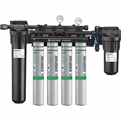 PENTAIR/EVERPURE EV94371075 Water Filter System 0.5 micron 25 1/2 H