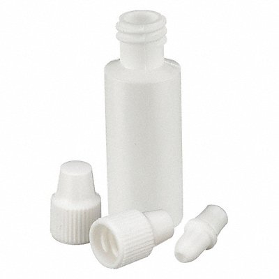 WHEATON 211620 Dropper Bottle 3mL White Round PK144