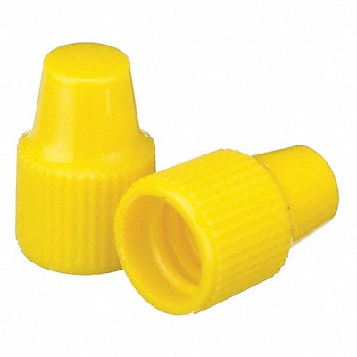 WHEATON 242508 Cap 8 mm Dia Yellow PK100
