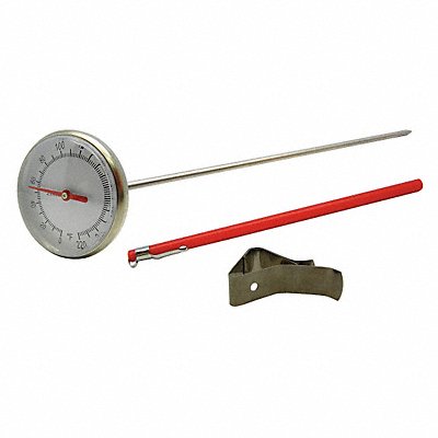 GRAINGER 23NU26 Dial Pocket Thermometer 0 to 220 F