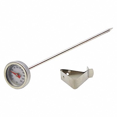 GRAINGER 23NU28 Dial Pocket Thermometer 0 to 220 F