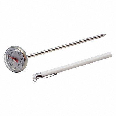GRAINGER 23NU30 K3152 Dial Pocket Thermometer 25 to 125 F