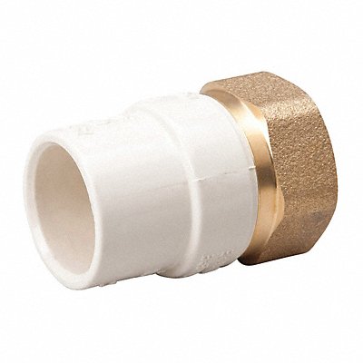 GRAINGER 164315NL Transition Adaptor Brass 1 in Pipe Size