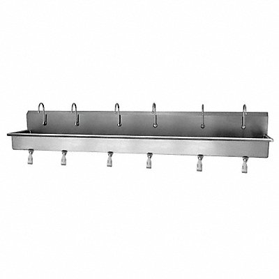SANI-LAV 512W1 SaniLav Wash Sta Rect 117inx16-1/2inx8in