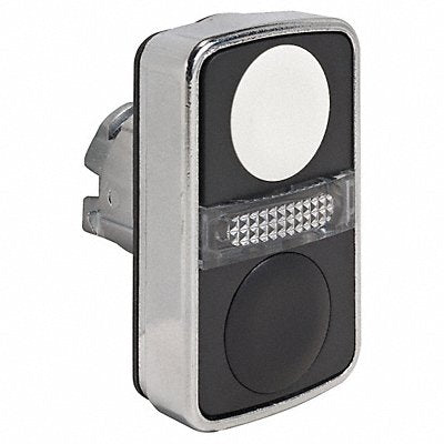 SCHNEIDER ELECTRIC ZB4BW7A1720 MultiheadOperator Blk Wht NoLamp 22mm