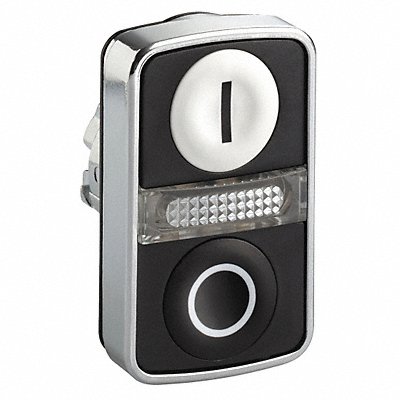 SCHNEIDER ELECTRIC ZB4BW7A1721 MultiheadOperator Blk Wht NoLamp 22mm