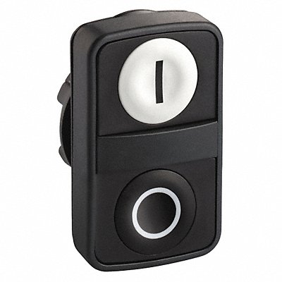 SCHNEIDER ELECTRIC ZB5AA7121 MultiheadOperator Blk Wht Non Illuminated 22mm
