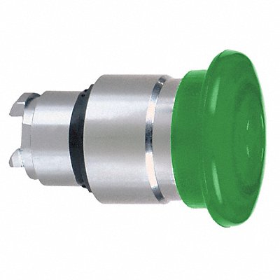 SCHNEIDER ELECTRIC ZB4BW633 Mushroom Head Push Button Grn NoLamp 22mm