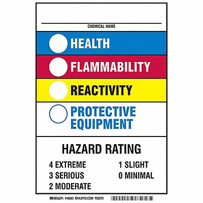 BRADY 46880 (M)HMIG CHEM ID AS