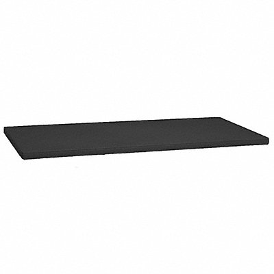 TENNSCO 307BLK Shelf Black 48 In x 24 In
