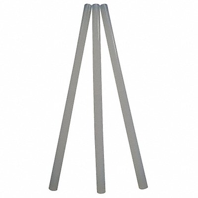 WESTWARD 23X758 Hot Melt Adhesive 7/16 Dia 10 L PK12