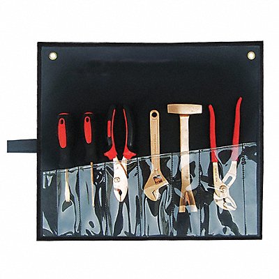 WESTWARD 23X828 Hazmat Nonsparking Tool Set 6 pc.