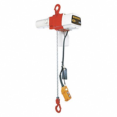 HARRINGTON ED400DS15 K8664 Electric Chain Hoist 400 lb 15 ft 120