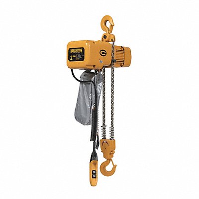 HARRINGTON NER020C10 Electric Chain Hoist 4000lb 10ft 230/460