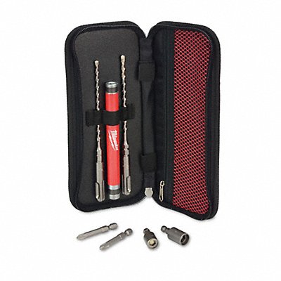 MILWAUKEE 48207497 Hammer Drill Bit Set (2)Cutter Heads 7PC