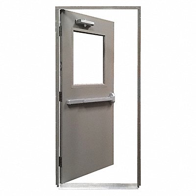 SECURALL HDQH3684LH Steel Door with Sub-Frame