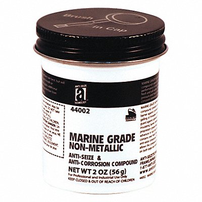 ANTI-SEIZE TECHNOLOGY 44002 Marine Grade Anti-Seize 2 oz BrshTp Cn