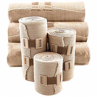 MEDSOURCE MSEB004 Elastic Bandages Beige 5yd L 4 W PK50