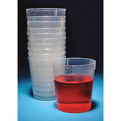 GRAINGER BST120PK25 Beaker Set 120 mL 64 mm H 70 mm Dia PK25