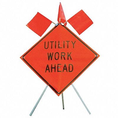 EASTERN METAL SIGNS AND SAFETY 669E353 Sign Stand Steel 15 in Maximum Mast H