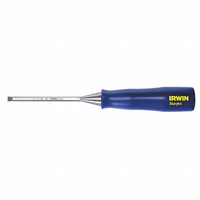 IRWIN M44414N Wood Chisel 1/4 x 3-1/2 In Blue