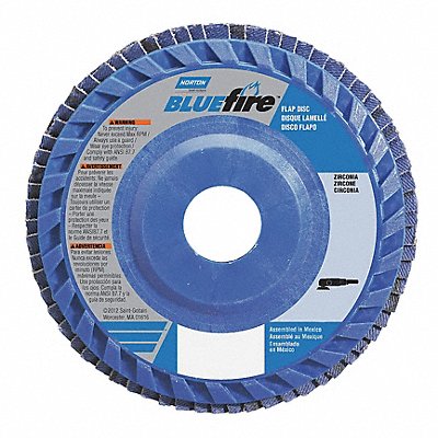 NORTON 66623399162 H5981 Flap Disc 7 In x 80 Grit 7/8