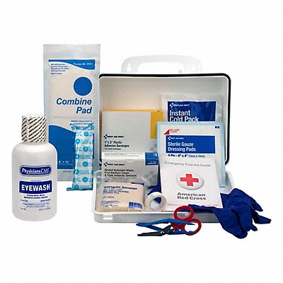 PHYSICIANSCARE 24500 First Aid Kit w/House 160pcs 4x19 WHT