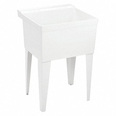 FIAT PRODUCTS FL1100 Floor Mount Laundry Tub Molded-Stone