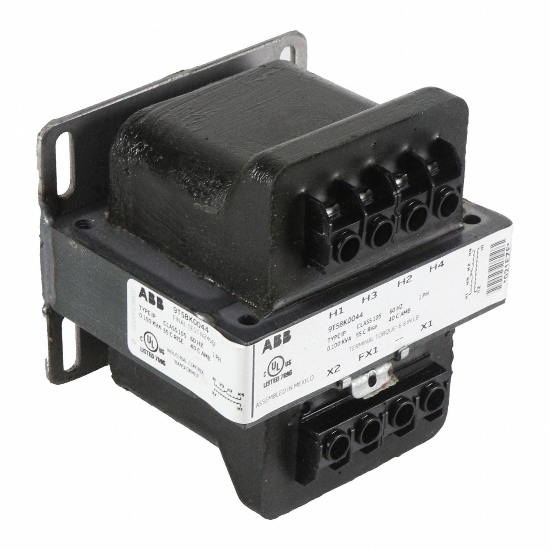 GE 9T58K0044 Transformer 240V-480Vpri 115Vsec 100Va