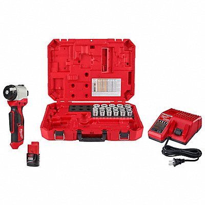 MILWAUKEE 2435CU21S Cable Stripper Kit 12 V DC Right Angle