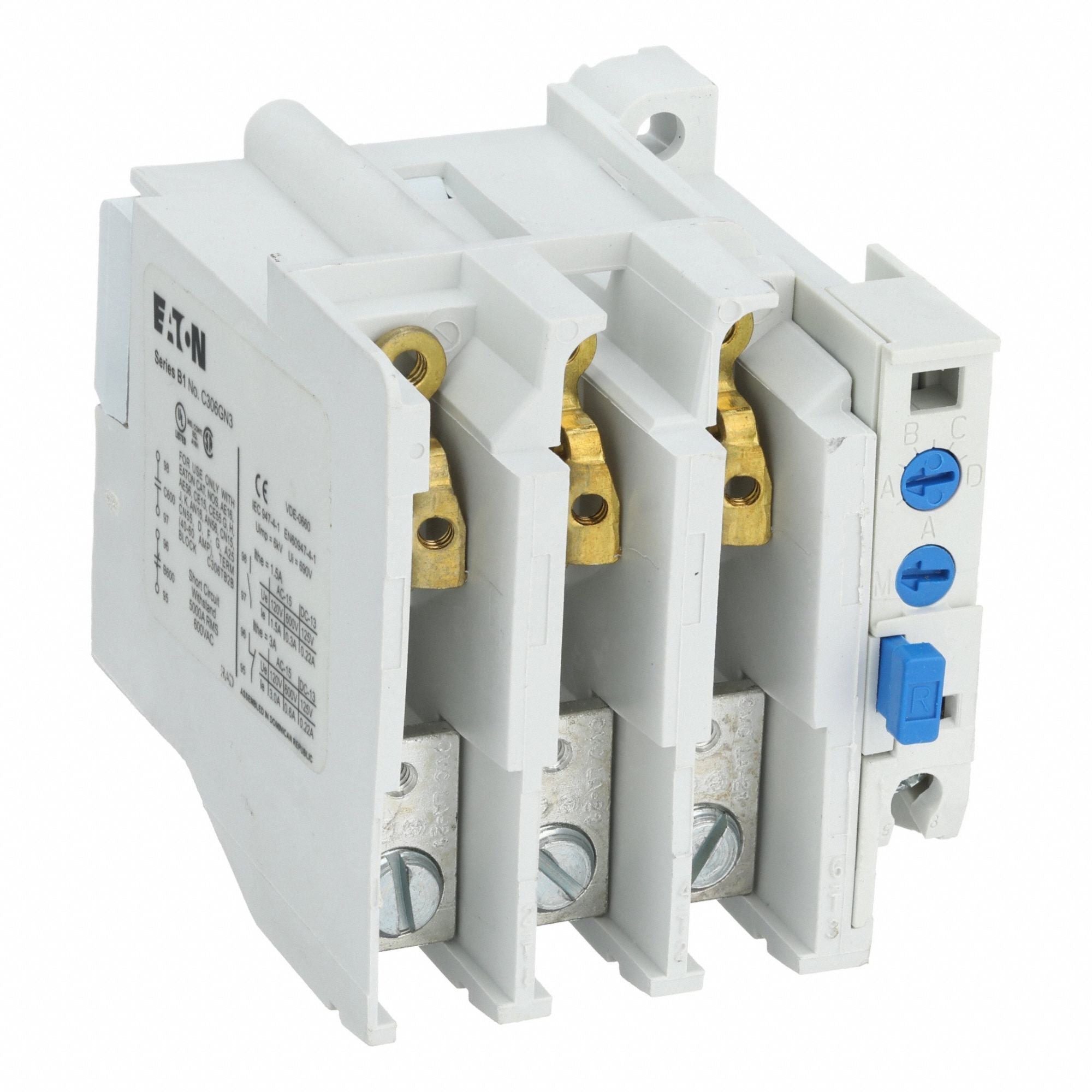 EATON CUTLER HAMMER C306GN3B Overload Relay 3 Poles 600V AC 5.25 D