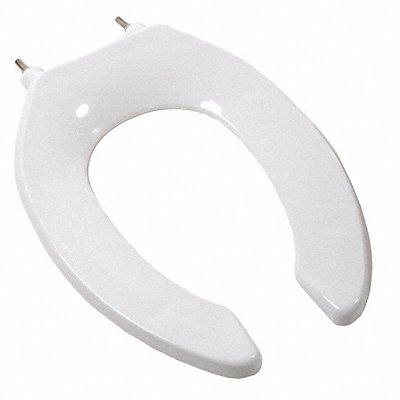 JONES STEPHENS C106C00 Deluxe Plastic Seat Wht Chck Hinge Elngtd