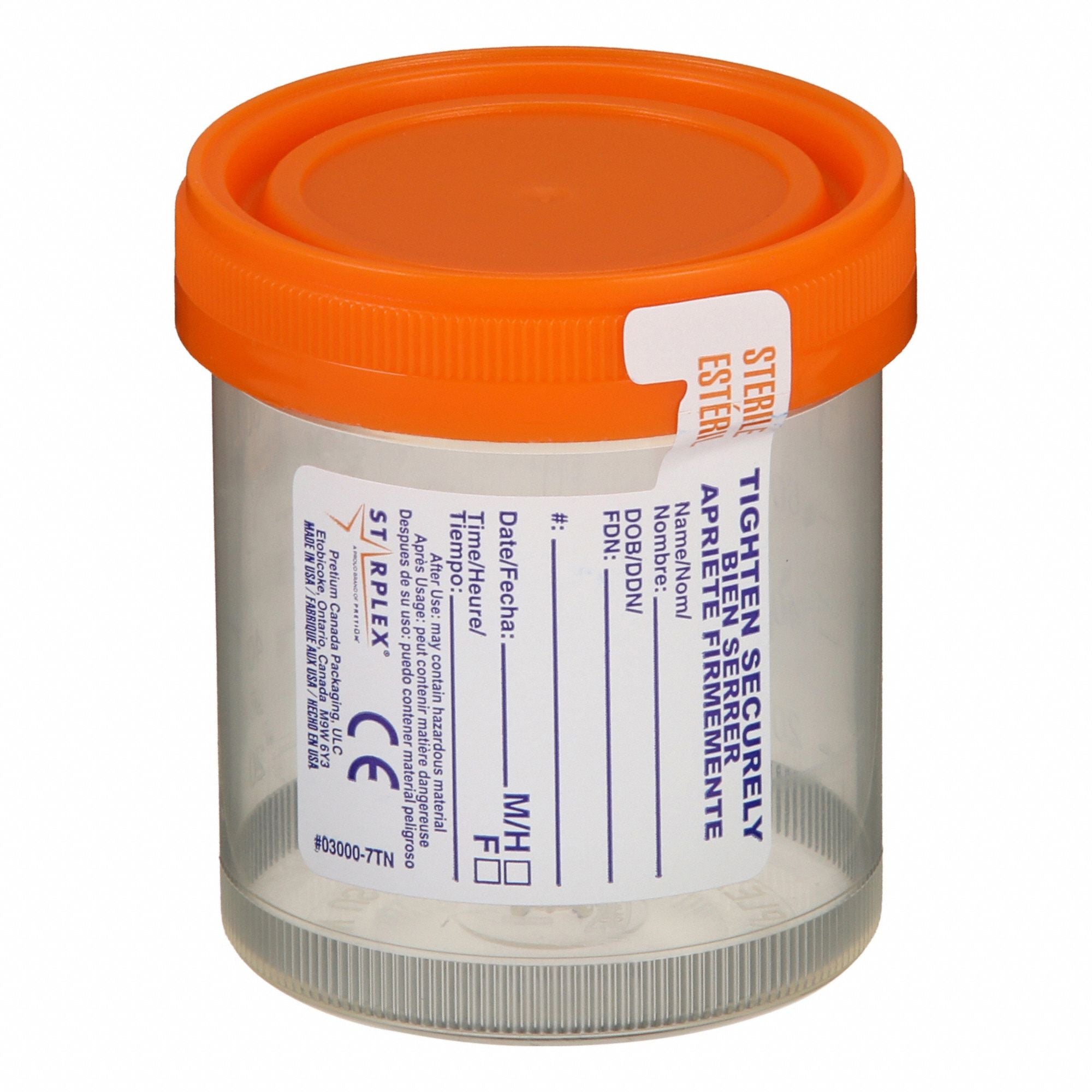 MEDEGEN MEDICAL PRODUCTS P02WB90210 Specimen Container 90 mL PK400