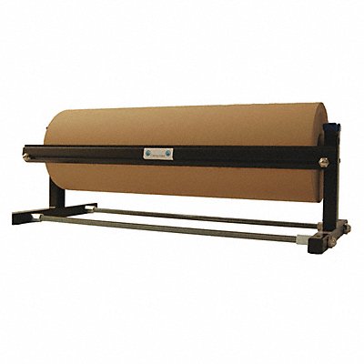 ENCORE PACKAGING EP592048 Kraft Paper Dispenser Black Mounted