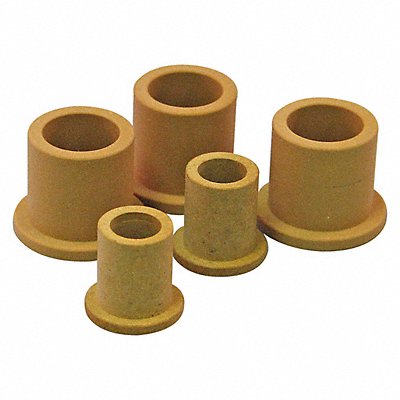BUNTING BEARINGS BJ5F030502 Flanged Sleeve Bearing 3/16 in Bore PTFE