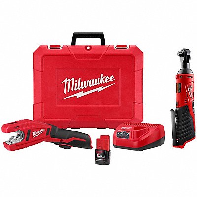 MILWAUKEE 247121000000 M12 Copper Tubing Kit + M12 3/8 Ratchet
