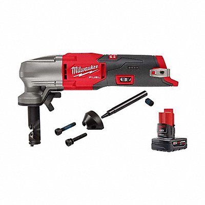 MILWAUKEE 2476-20, 48-44-0272, 48-11-2440 M12 FUEL Nibbler + Die Set + 4.0 Battery