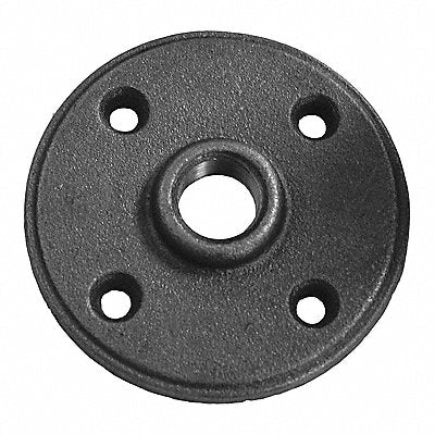 JONES STEPHENS B3550050 Black Floor Flange 1/2 In