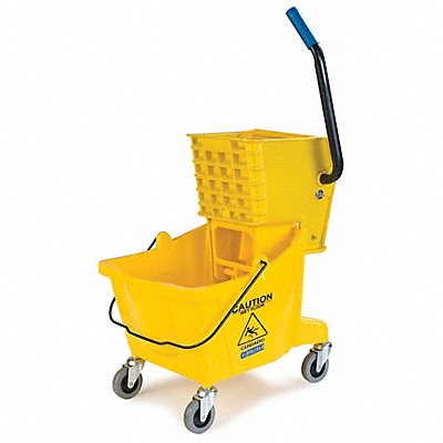 CARLISLE 3690804 Mop Bucket and Wringer Yellow 6 1/2 gal