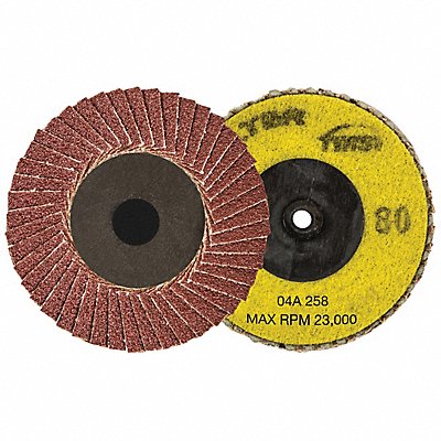 WALTER SURFACE TECHNOLOGIES 04A258 Grind/Finish Flap Disc 2-1/2 80GR