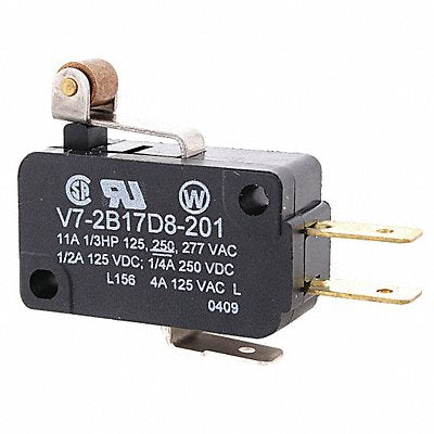HONEYWELL V72B17D8201 Mini Snap Action Switch Roller Lever 1NO/1NC