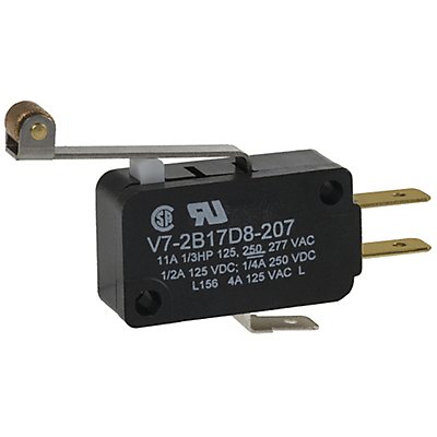 HONEYWELL V72B17D8207 Mini Snap Action Switch Roller Lever 1NO/1NC