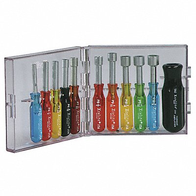 XCELITE PS120N Nut Driver Set 11 Pieces SAE Hollow